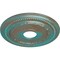 Ekena Millwork Federal Ceiling Medallion (Canopies up to 8 1/2"), 15 3/8"OD x 3 5/8"ID x 1"P, Copper Green Patina CM15FECGS - alternate 3